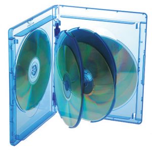 Blu-ray Disc Box für 3, 4, 5 und 6 Discs mit Rückenhöhe 14,5 mm