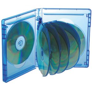Blu-ray Disc Box für 7, 8, 9 und 10 Discs mit Rückenhöhe 25 mm
