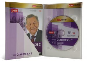 DVD Digipak 4 Seiten mit Bookletschlitz diagonal